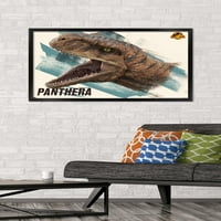 Jurassic World: Dominion - Panthera Duvar Posteri, 22.375 34 Çerçeveli