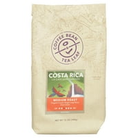 Kahve Çekirdeği ve Çay Yaprağı Kosta Rika Orta Kavrulmuş Öğütülmüş Kahve Oz, Çanta