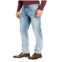 Buruşuk ve Ağartılmış Buruşuk ve Ağartılmış Buffalo David Bitton Kül Slim Fit Kot Pantolon