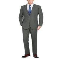 Erkek Takım Elbise Düzenli Fit 2 Parça Pencere Camı Kontrol Elbise Takım Elbise Erkekler için İş günlük giysi Blazer