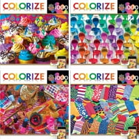 Başyapıtlar 1000 Parçalı Renklendirme Bulmacaları