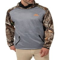 Körüklü Realtree Erkek Performans Polar Kapüşonlu Sweatshirt