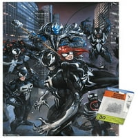 Marvel Comics-Venom - İtme Pimleri ile Triptik Duvar Posteri, 14.725 22.375