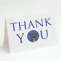 Pitbull Mavisi Teşekkür Ederim Tebrik Kartları ve Zarfları