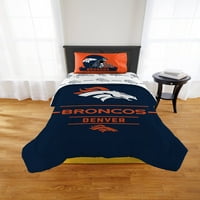 Denver Broncos Anıt İkiz Xl Yorgan Seti