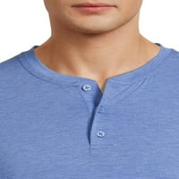 George Erkek Kısa Kollu Nem Esneklik Henley T-Shirt