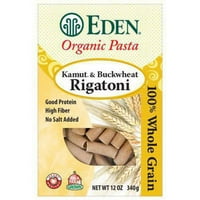 Eden Kamut & Karabuğday Rigatoni, Organik,% 100 Tam Tahıllı