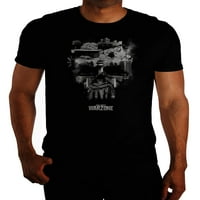 Call of Duty Warzone Savaş Kafatası erkek ve Büyük erkek grafikli tişört