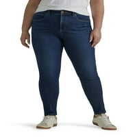 Lee® Kadın Plus Ultra Lu Konfor, Fle Motion Skinny Bacak Jean ile