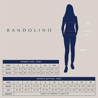 Bandolino kadın Mandie İmza Fit Yüksek Rise Jean Standart Sonora Yıkama