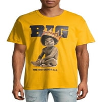 Notorious B.I.G. erkek ve Büyük erkek Taç grafikli tişört