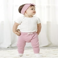 Gerber'den Modern Anlar Kız Bebek Tulumu, Tulum ve Pantolon Kıyafet Seti, 3'lü