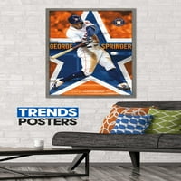 Trendler Uluslararası Baskılı Houston Astros Çerçeveli Poster, 22 34