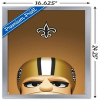 New Orleans Azizleri-S. Preston Maskotu Efendim Aziz Duvar Posteri, 14.725 22.375