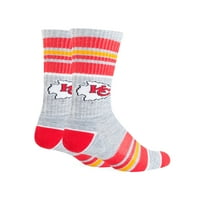 Hayranların Favorisi - NFL Ağır Vurucu Spor Çorabı, Kansas City Chiefs