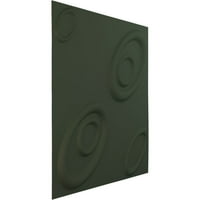Ekena Millwork 5 8 W 5 8 H Maria EnduraWall Dekoratif 3D Duvar Paneli, UltraCover Saten Hunt Club Yeşil