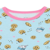 Wonder Ulus Toddler Kız Uzun Kollu Pamuk Sıkı Fit Uzun Kollu Üst ve Pijama Pantolon, 2 Parça Uyku Seti, boyutları