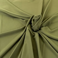 Roma Tekstil Polyester Spande Peachskin Dokuma Kumaş Giyim ve Sanat ve El Sanatları için - Zeytin Yeşili