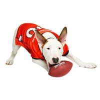 Evcil Hayvanlar Köpekler ve Kediler için İlk NFL Denver BroncosLicensed Örgü Jarse- Ekstra Ekstra büyük