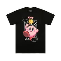 Kirby Erkek ve Büyük Erkek grafikli tişört, 2'li Paket, Beden S - 3XL