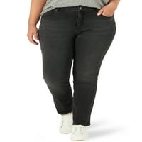 Lee Kadın Artı Boyutu Ultra Lu Uzun Düz Jean
