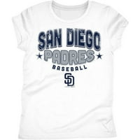 San Diego Padres Kızlar Kısa Kollu Grafik Tee