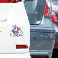 Fresno St Bulldogs Birinci Sınıf Metalik Oto Emblm