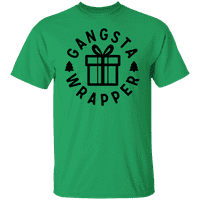 Grafik Amerika Şenlikli Tatil Noel Gangsta Sarıcı Komik erkek grafikli tişört