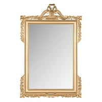 Safevi Alınlıklı Altın Dikdörtgen Dekoratif Ayna - 31 47 0.8