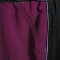 Scrubstar Premium Koleksiyonu kadın Aktif Colorblock İpli Bodur Pantolon