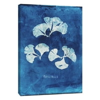 Görüntüler, Doğal Formlar Mavi 4, 16x20, Dekoratif Tuval Duvar Sanatı