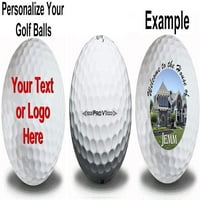 Kişiselleştirilmiş Metin Refinished Titleist Pro V Golf Topları, Paket