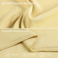 Benzersiz Pazarlık Katı 90GSM Mikrofiber Vücut Yastık Kılıfı Altın 20 60