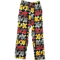 DC Unisex-yetişkin Çılgın Yığın Pantolon dinlenme pantolonu XX-Büyük Siyah