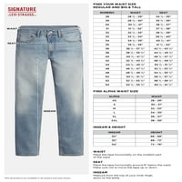 Levi Strauss & Co.'nun imzası. Erkek Düz Kesim Kot Pantolon