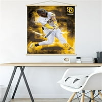 San Diego Padres - Fernando Tatis Jr. Manyetik Çerçeveli Duvar Posteri, 22.375 34