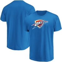 Erkek Fanatikleri Markalı Mavi Oklahoma City Thunder Üst Düzey T-Shirt