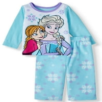 Disney Dondurulmuş Bebek Kız Uzun Kollu Poli Polar Pijama, Set