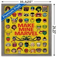 Marvel Çizgi Romanları - Marvel 80. Yıldönümü - Grup Duvar Posteri, 14.725 22.375