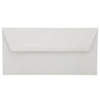 Kağıt Cüzdan Kapaklı Ticari Zarflar, 12, Beyaz, Paket Başına