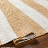Artistic Weavers Cotone Çizgili Alan Halısı, Sarı, 9' 12'
