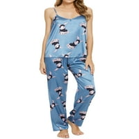 Benzersiz Pazarlık Bayan Kolsuz Cami Gömlek Salonu Seti Gecelik Pijama Pijama Setleri