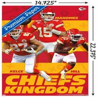 Kansas City Chiefs - Üçüzler Duvar Posteri, 14.725 22.375
