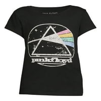 Pink Floyd Girls Kısa Kollu Bant Tişört, 4 Beden- Artı