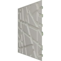 5 8 W 5 8 H Evergreen EnduraWall Dekoratif 3D Duvar Paneli, Evrensel İnci Metalik Deniz Sisi
