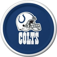 Indianapolis Colts Tatlı Tabakları, 8'li Paket