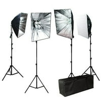 Limuzin stüdyo 3200 W fotoğraf Video Studio Softbo aydınlatma ışık kiti için taşıma çantası ile ürün, portre, ve