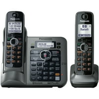 Panasonic Link2Cell KX-TG DECT 6. 1. GHz Kablosuz Telefon, Metalik Gri