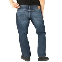 Gümüş Jeans A.Ş. Erkek Machray Klasik Fit Düz Paça Kot Pantolon - Büyük ve Uzun, Bel ölçüleri 38-56