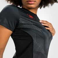 Dry Tech Venum Phantom Tişört - Kadınlar için - Siyah Kırmızı